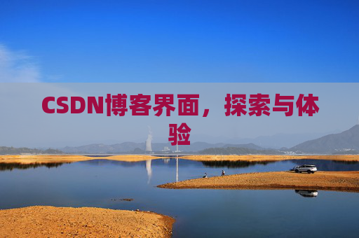 CSDN博客界面,探索与体验